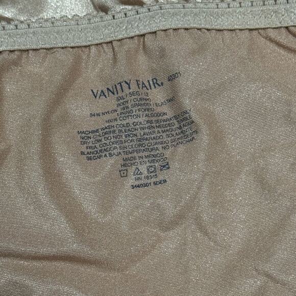 Vanity Fair Women's Undershapers Light Control Brief Panty 40301 Tan Womens 5XL - Picture 3 of 5